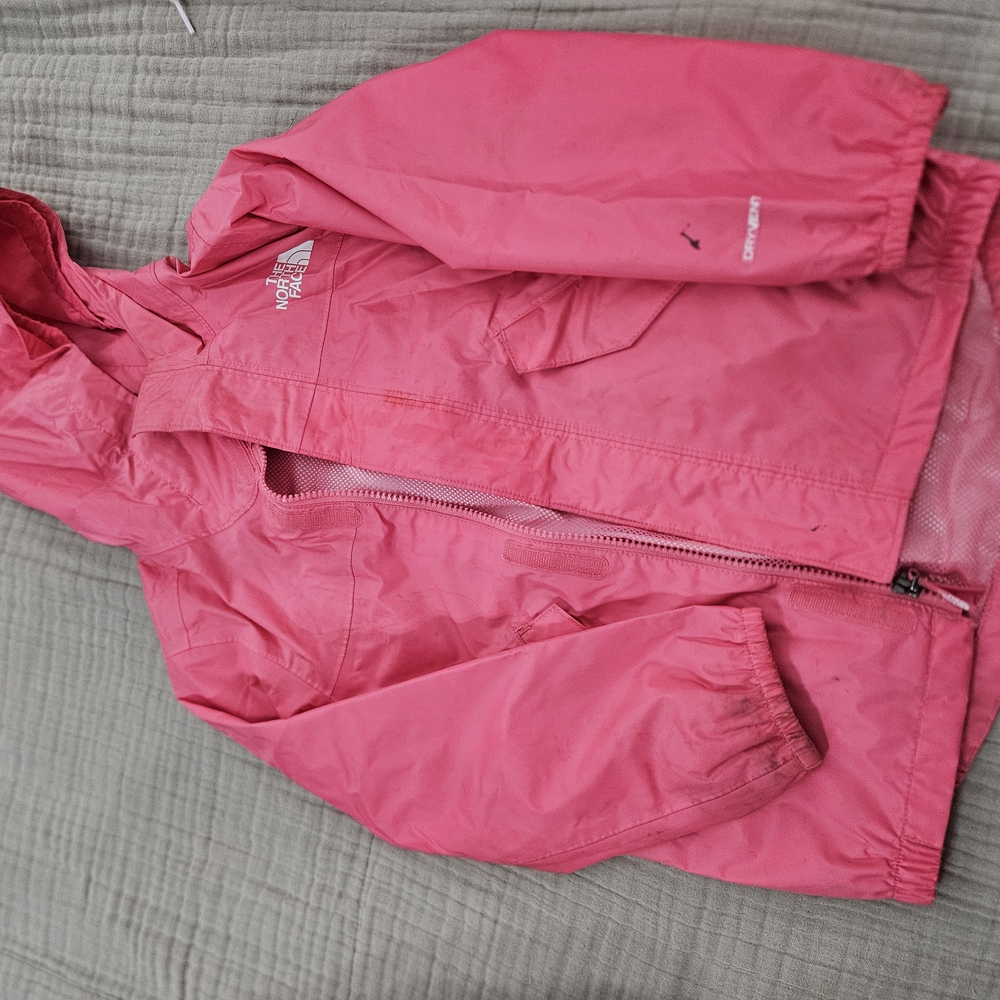 The North Face Pink Raincoat Lightweight Water-Resistant